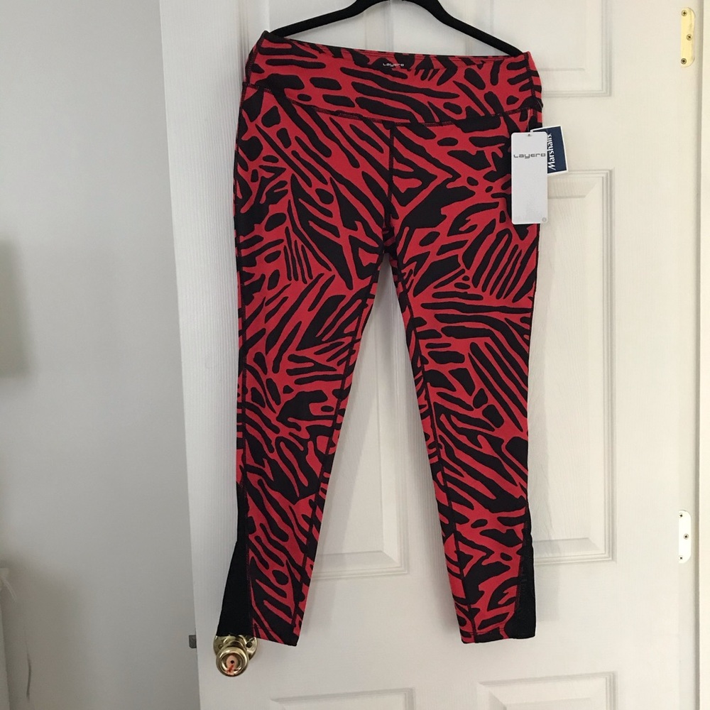 Sz L athletic workout leggings NWT